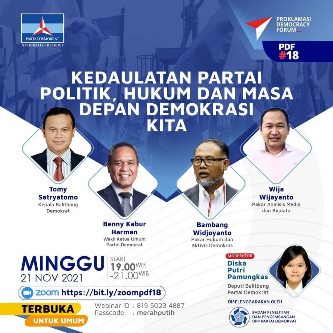Kedaulatan Partai Politik, Hukum dan Masa Depan Demokrat Kita
